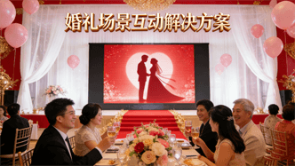 蜂巢互动-婚礼场景现场互动系统